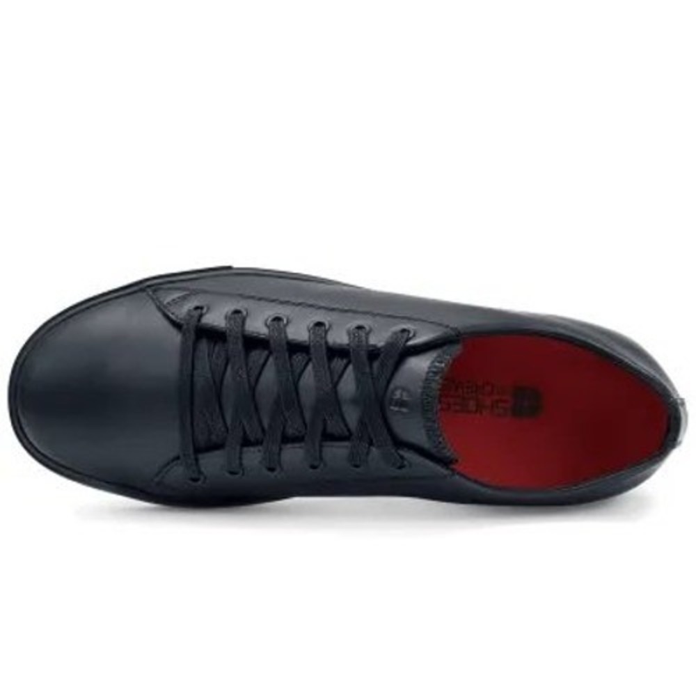 Shoes For Crews Old School Low Rider IV Black Leather SR Work Shoes Sz M 5.5 W 7 - Picture 9 of 13